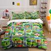 Kids Playroom Road Map Set Soft Comfortable Duvet Cover Bedding Set Included 1*Duvet Cover & 2*Pillowcases, Gift
