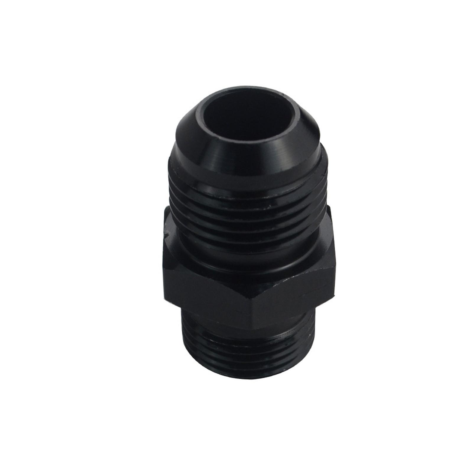 

Male To Male Flare Fitting Coupler Straight Fuel Hose Adapter 2PCS 4AN One Size чорний