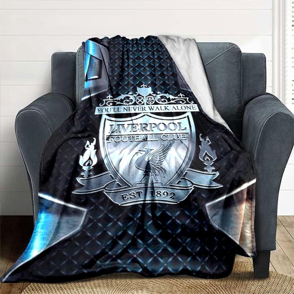 Liverpool Blanket Soft & Cozy Perfect for Couch Office Seaside for All Occasions Playful Design Ideal Gift For Birthday Valentine'S Day