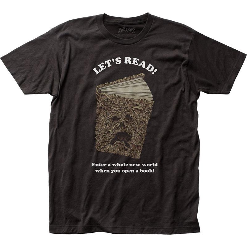 

Evil Dead 2 Let’s Read! Unisex T-shirt Classic Horror Movie Tee New Black XL