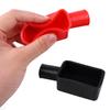 2pcs Car Battery Pole Positive and Negative Protection Cover Soft Plastic Flexible Battery Terminal Insulator Protective