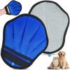 Gant Électrostatique pour Enlever les Poils d'Animaux - Brosse Magique Anti-peluches pour Vêtements, Canapé et Literie - Outil de Nettoyage réutilisable et Lavable pour les Poils d'Animaux pour la Maison et la Voiture