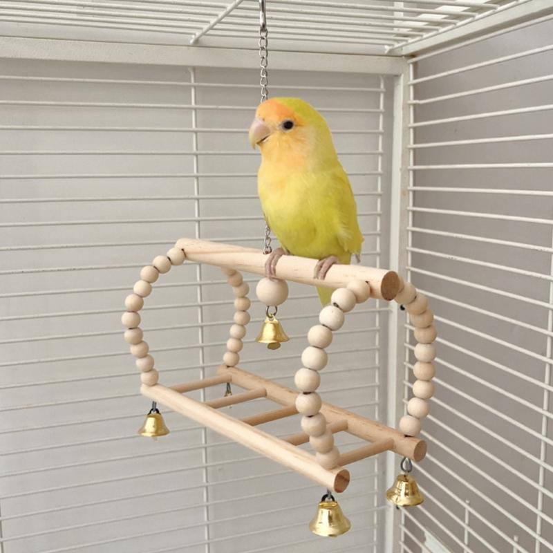 5pack Budgies Playgrounds Parakeets Swing Avian Exercise Equipment Parakeets Toy for Small to Media Parrots
