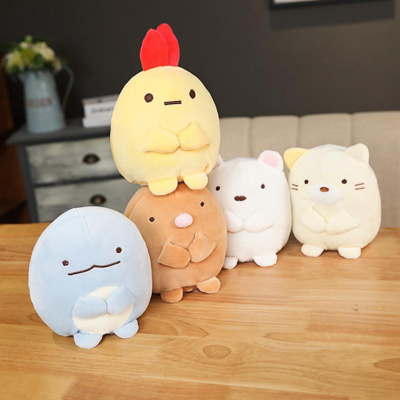Cute Corner Bio Doll Japanese Animation Sumikko Gurashi Plush Toy Stuffed Soft Cartoon Kids Baby Girls Valentine Gifts 18cm