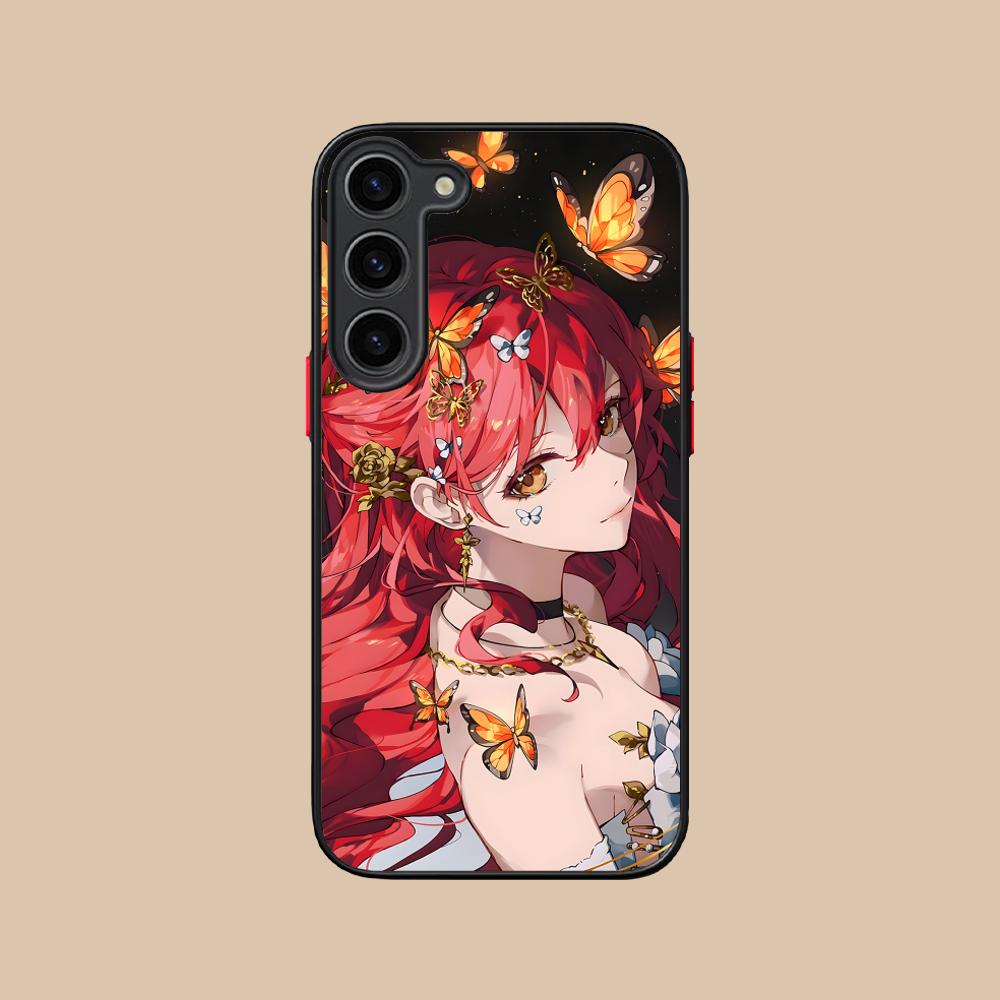HSR Himeko Silicone Mobile Phone Case for Samsung Galaxy S26 S25 S24 S23 S22 S21 Plus FE Ultra Colorful Cover
