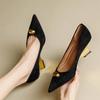 Fashion Pointed Toe Women High Heels Shoes Shallow Wedges Sexy Fashioin Shoes Summer Dress Woman Pumps 2025 Designer Chaussure Femme