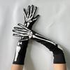 Full Finger Skull Gloves Elastic Cosplay Gloves High Quality Full Finger  Costume Role Playing