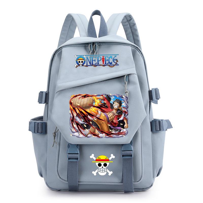 Anime peripheral ONE PIECE Luffy schoolbag Japanese retro backpack junior high school backpack computer bag