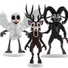 Novo Conjunto de Blocos de Construção 99 Noites na Floresta Veado Coruja Cabra Monstro Modelo Montado Figurine de Blocos de Construção Brinquedo de Plástico Presentes