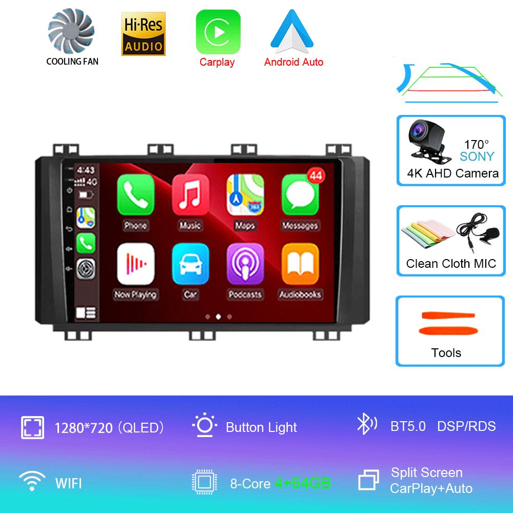 For Seat Ateca Cupra 2016-2021 DSP Car Radio Android 14 Auto Stereo Carplay Multimedia Video Player Navigation GPS 2 Din DVD