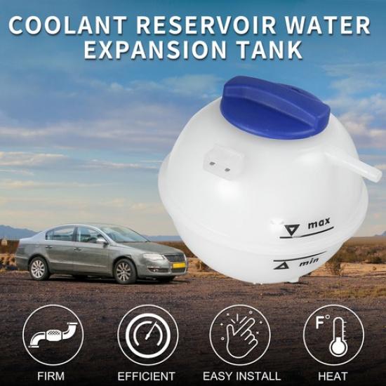 1Set Coolant Expansion Overflow Tank With Cap Sensor For VW Cabrio No.1H0121407A