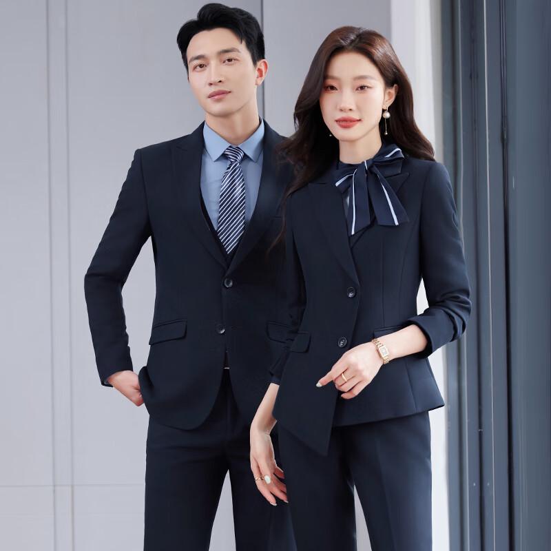 Мужской и женский деловой костюм Teluoman XL