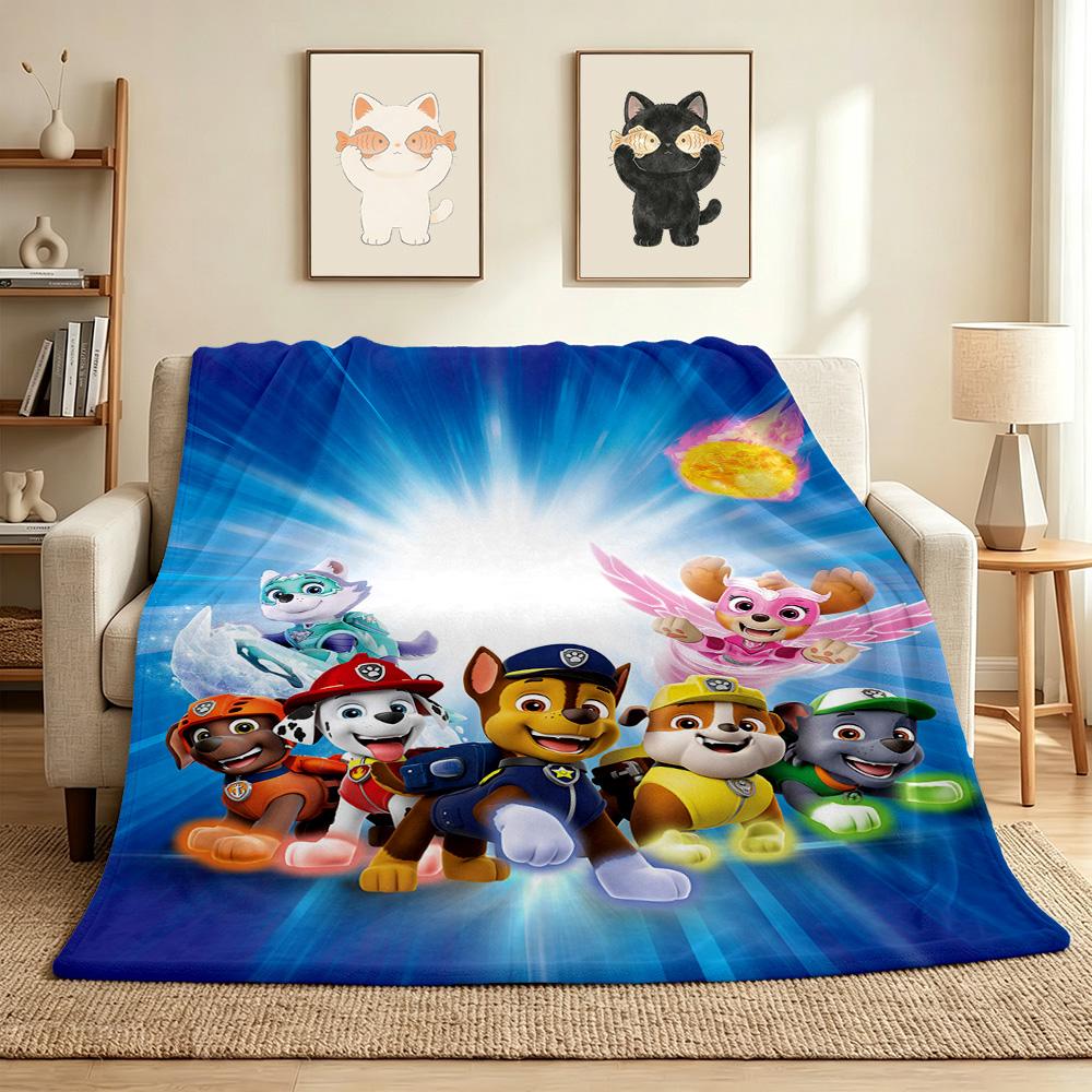 Paw Patrol Flannel Blanket Throw Blanket Soft Warm Sofa Bed Camping Home Decor Unique Christmas Gift C9211936