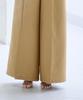 Yours BFXN2062 Oversized Wide Size M Women's One-Tuck Pants, Camel,