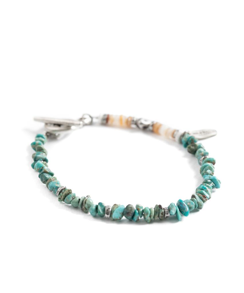 Wild Bricks W23 Gemstone Bracelet (Aqua)