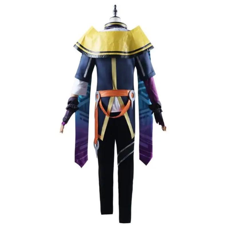 Heartsteel Aphelios Cosplay Fantasy Wigs Mask Gloves Suits Anime Game LoL Costume Disguise Adult Men Roleplay Outfit Halloween