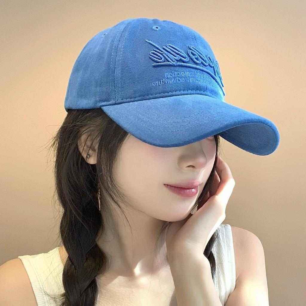 Minimalist Embroidered Letter Baseball Cap For Adults Summer Casual Fashion