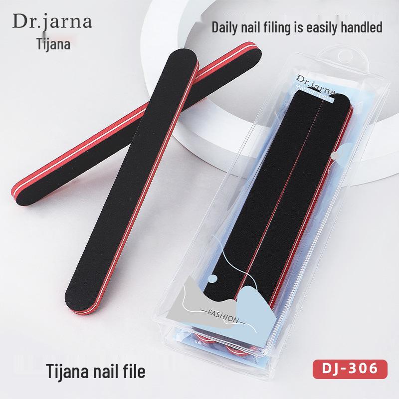 

Tijiana Dual-Sided Nail File for Professionals: Sanding, Thickening Sponge, Coarse & Fine Shaping Tool
