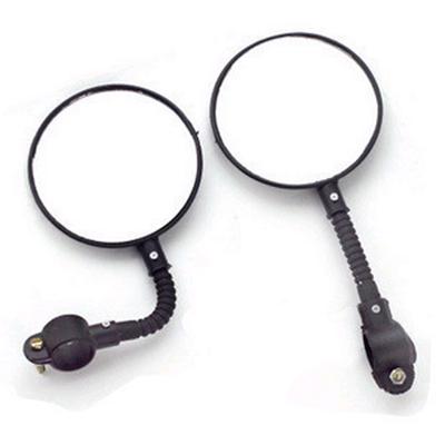 2Pcs Bicycle Mirror Bike Handlebar Flexible Rear Back Mirror Rearview