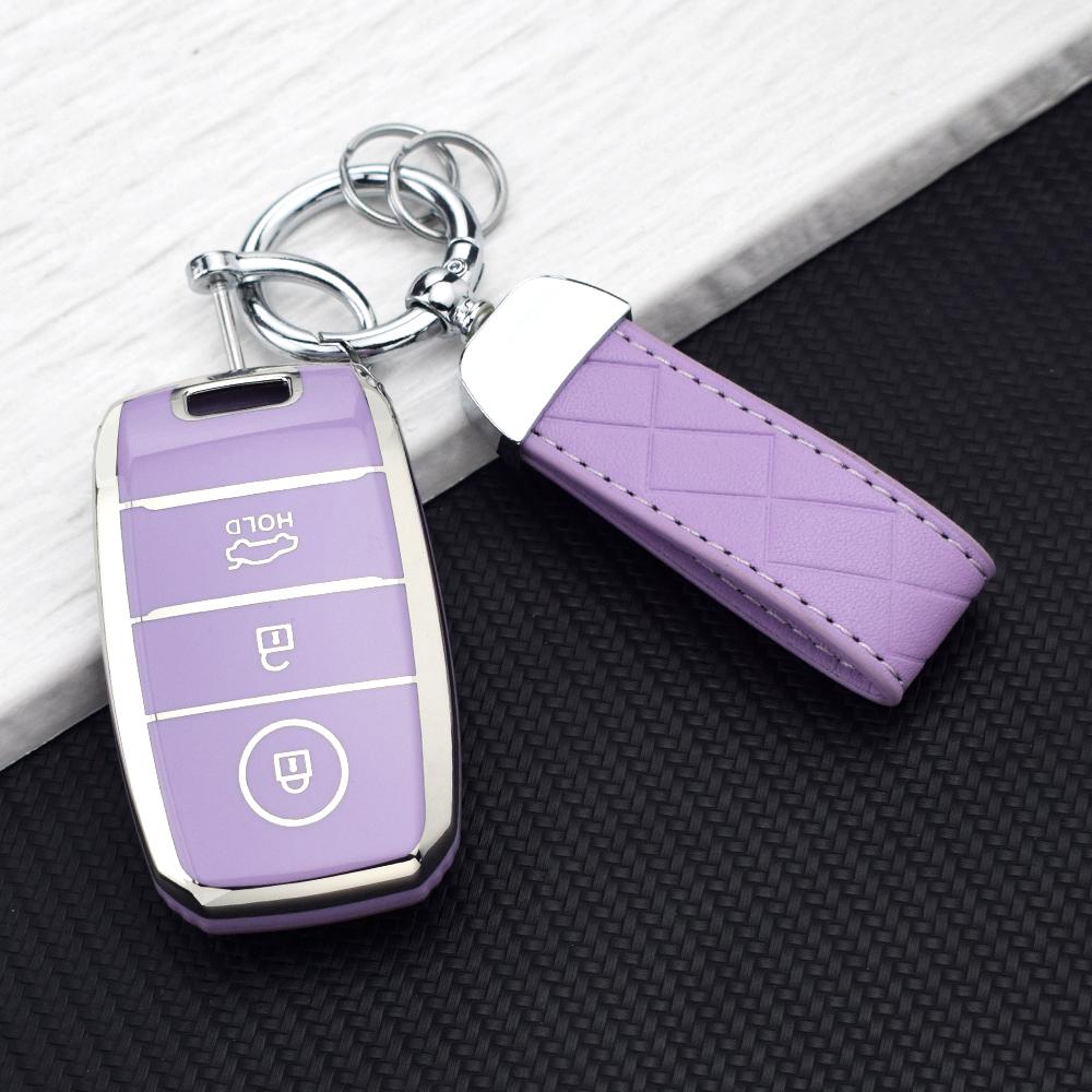3 Buttons TPU Car Remote Key Case Cover for Kia K5 K3 K2 Sportage Cerato Sorento Optima Rio Soul Sedona Picanto Key Fob Holder