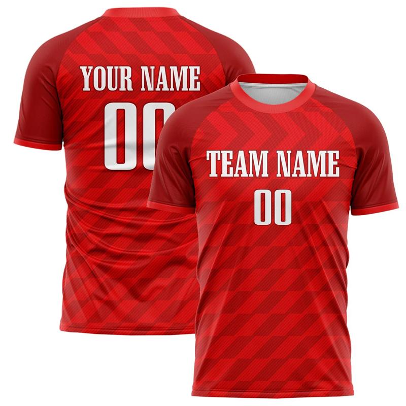 Camiseta de Futebol Personalizada com Nome e Número da Equipe