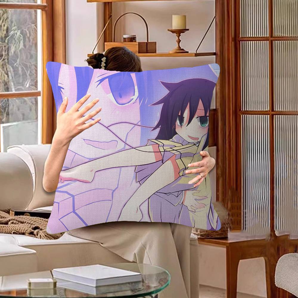 Watamotes KKurokis TTomokos Cushion Cover Pillowcase Upholstery Sofa Throw Pillow Home Decor Pillowcas