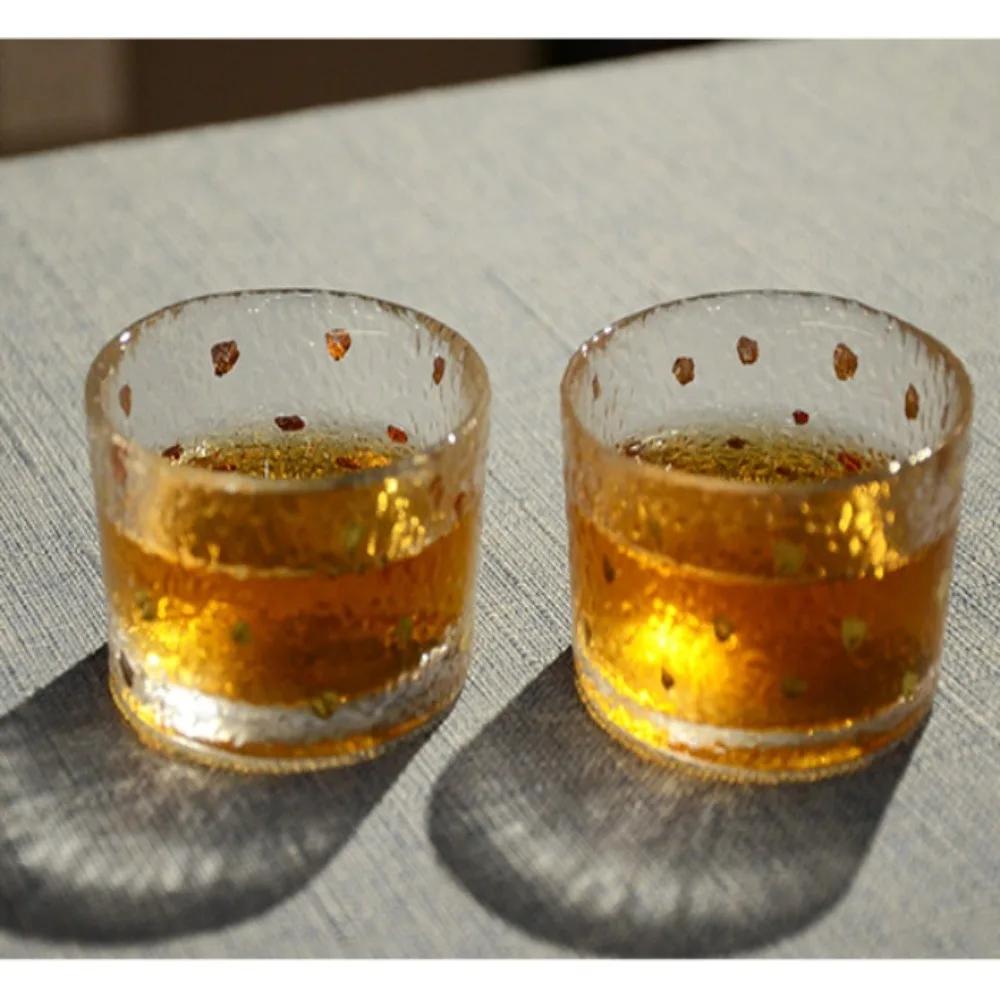Japonský styl skleněného hrnku na horu Fuji, módní sklenice na skály, žáruvzdorné sklo, hrnek na vodu, šálek kávy, červené víno, whisky