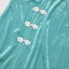 Ladies Cheongsam Hot Girl Sexy Nightclub Sleeveless Backless Split Short Skirt Package Hip Slim Dresses