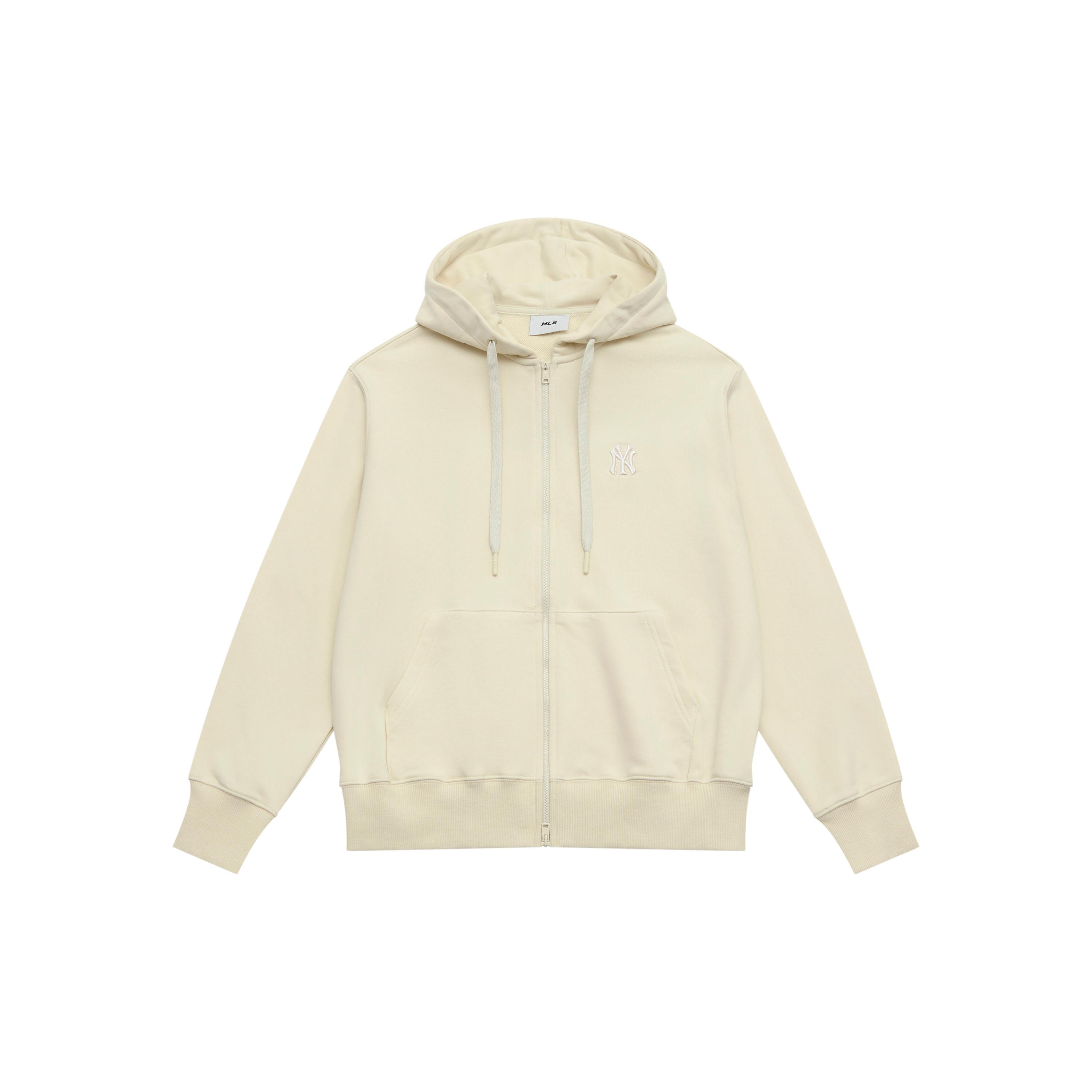 

New MLB New York Yankees Basic Collection 25FW Sweatshirt Unisex Deep Ivory 3ATRB0154-50CRD XXL