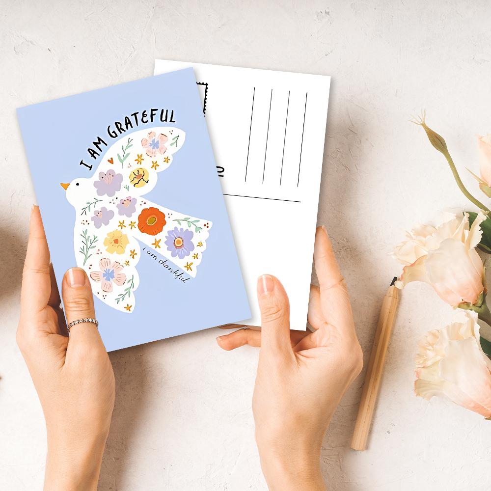 32pcs, Artistic Abstract Floral Postcards, Suitable for Birthday/anniversary Gifts, Collectible, Giftable, and Mailable.