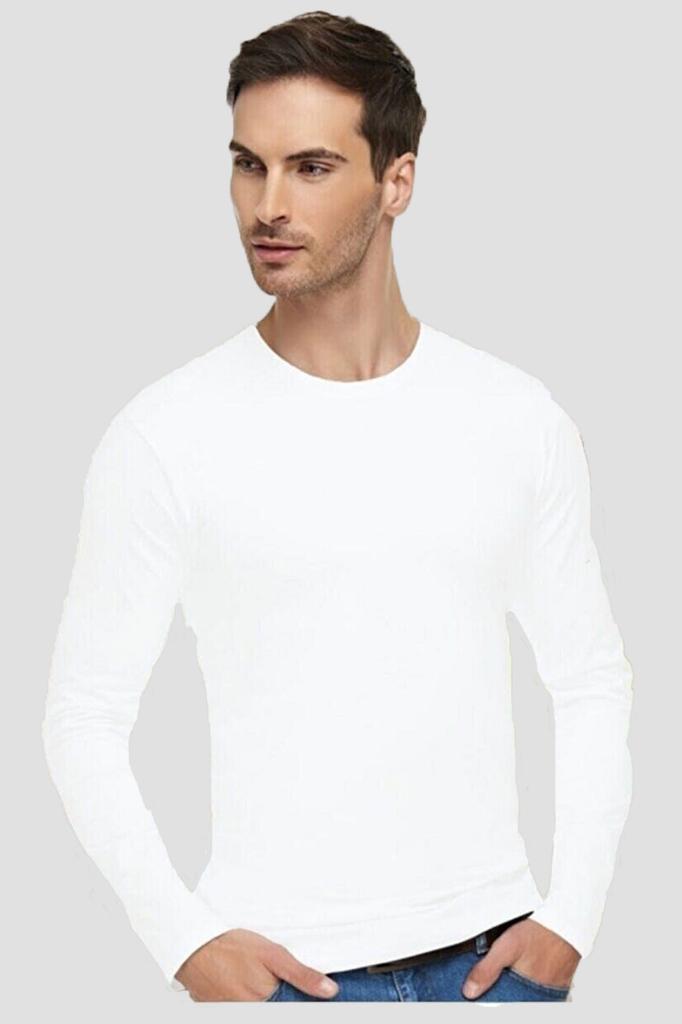 Pánské tílko s dlouhým rukávem Zero Collar Elastane Bavlněné tílko