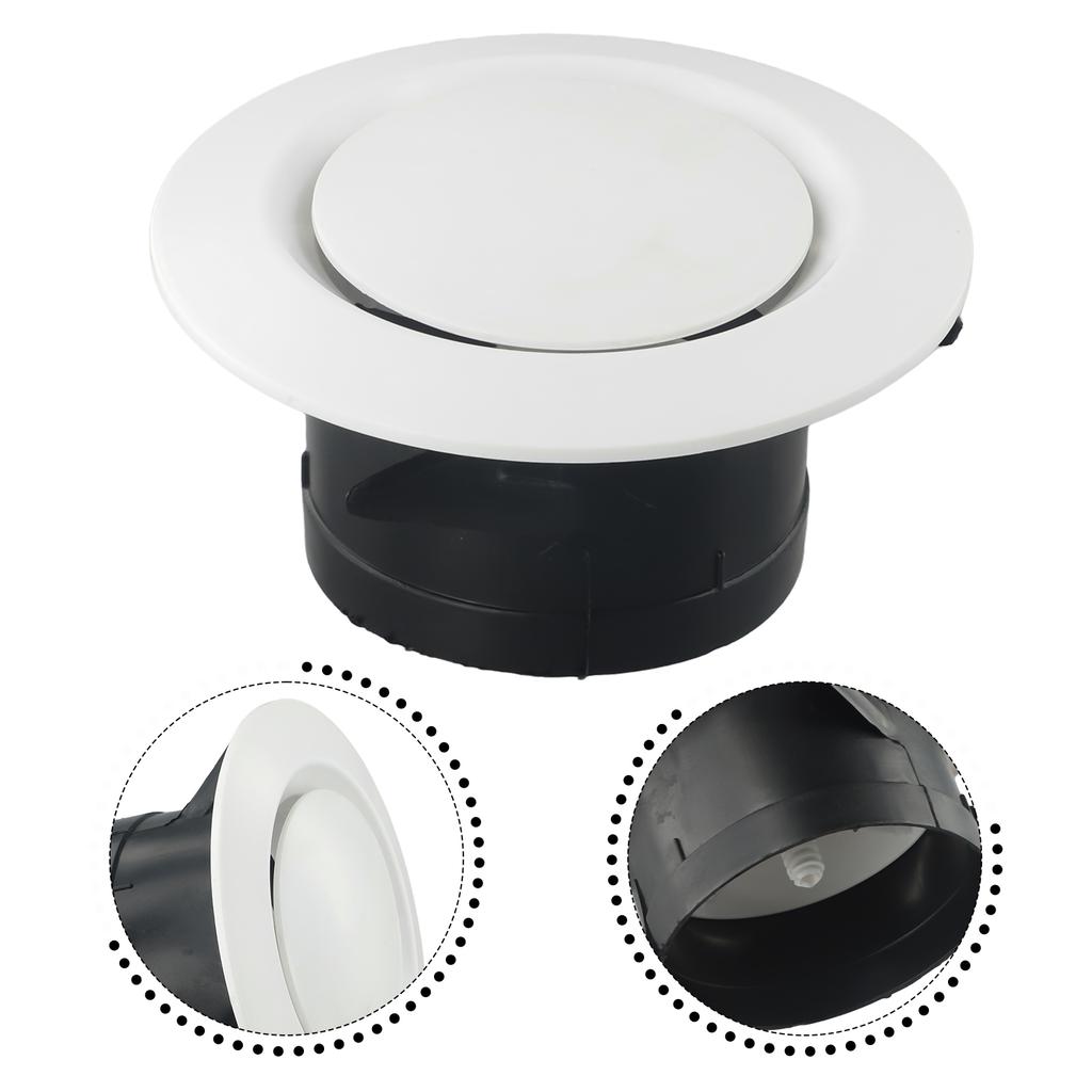 Exhaust Hood Tuyere Ceiling Air Supply Mountable HOT AIR Vent Grille Cover Easy Diffuser Central Air Conditioning Exhaust Vent