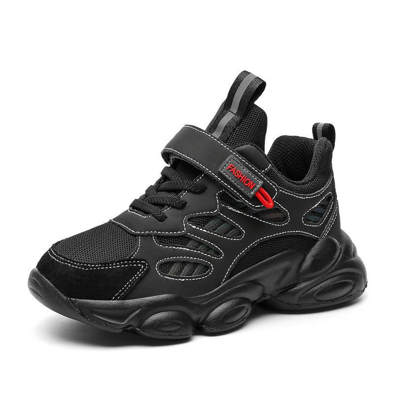 New boys' shoes autumn breathable mesh medium and large children's mesh shoes primary school students soft-soled children's sports shoes