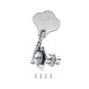 Musiclily Basic L2+ R2 Open Gear Bass Tuners for 4-String Ibanez-Style Electric Basses, Chrome