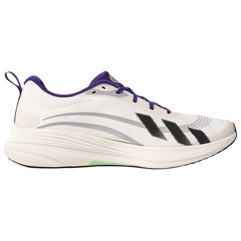 Adidas ETHER LITE Cushioning Slip Resistant Breathable Running Shoes Unisex White Purple KJ3897