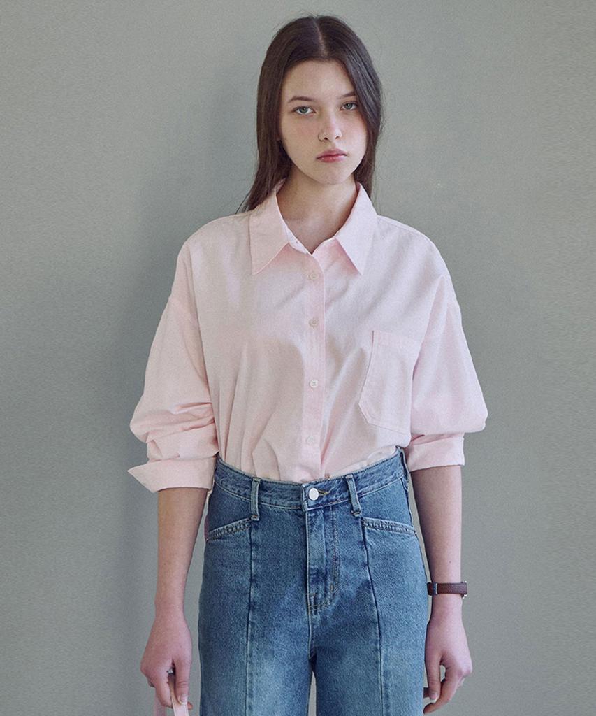 LUSIDA Loose Fit Cotton Shirt