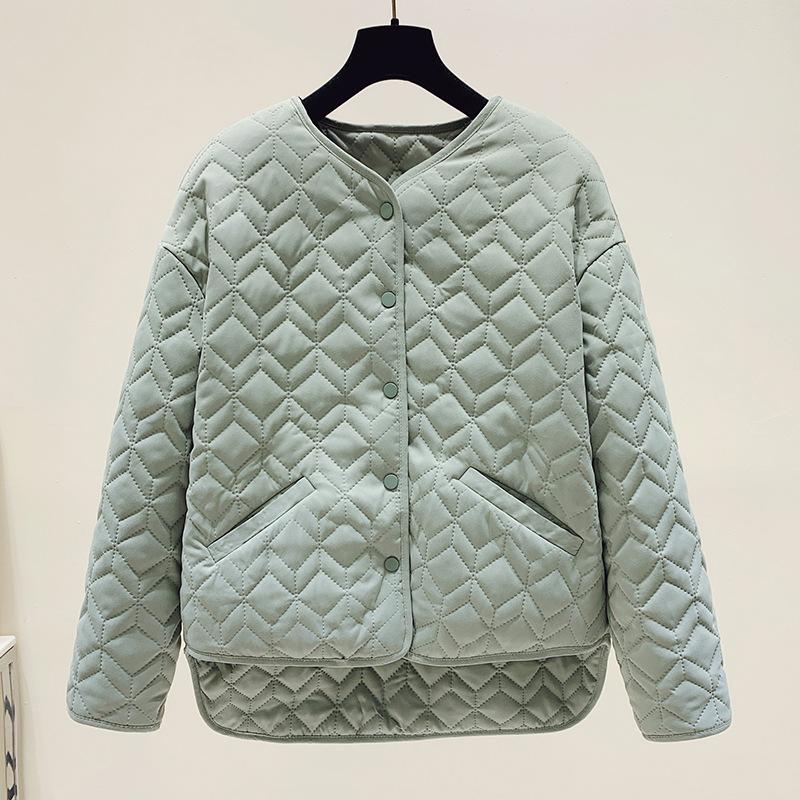 

Новый легкий пуховый хлопковый внутренник с V-образным вырезом, легкая стеганая куртка, приталенная и теплая, короткая куртка XXL-130-75 kg