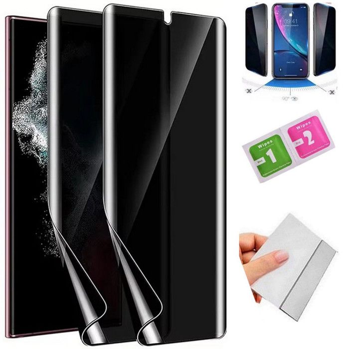 2 Films Hydrogel Anti-espion Pour Oukitel Wp52 - Installation Facile Sans Bulles