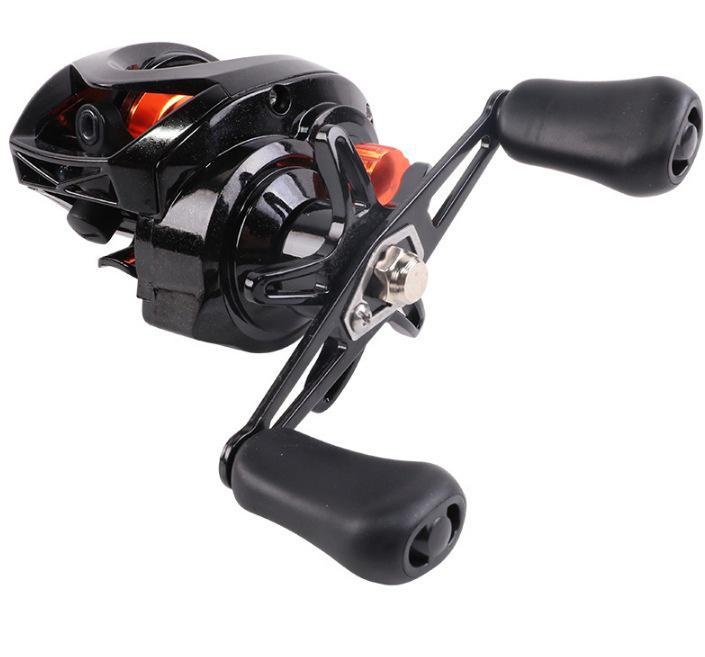 Wassertropfen Mikro Köderrolle: Vollmetall, Weitwurf, Explosionsgeschützt, Schwarze Floßrolle