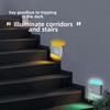 Energy Saving Magnetic Motion Sensor Light Rechargeable Wireless Smart Lamp Warm Light Indoor Lighting Bedroom
