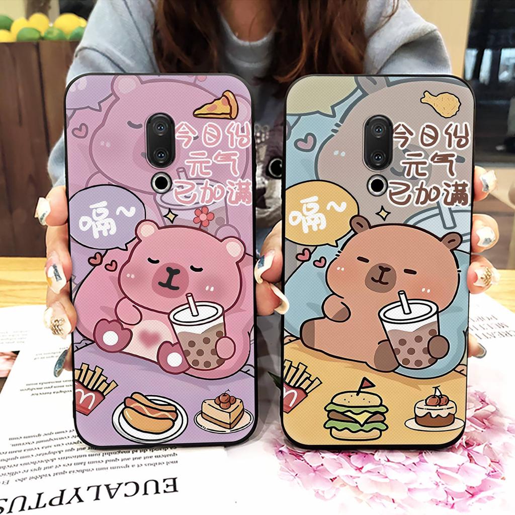 Silikon Staubdichte Handyhülle Für Meizu 15/15 Lite Graffiti Rückseite Cartoon Stoßfest Weiche Hülle Schmutzabweisendes TPU