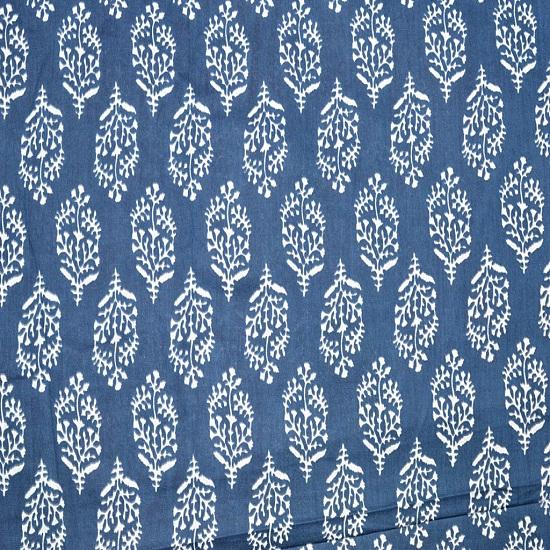 

Натуральная ткань с ручным принтом индиго дабу во дворе, вуаль из 100% чистого хлопка, ткань для пошива платьев, шитья, рукоделия 5 ярдов