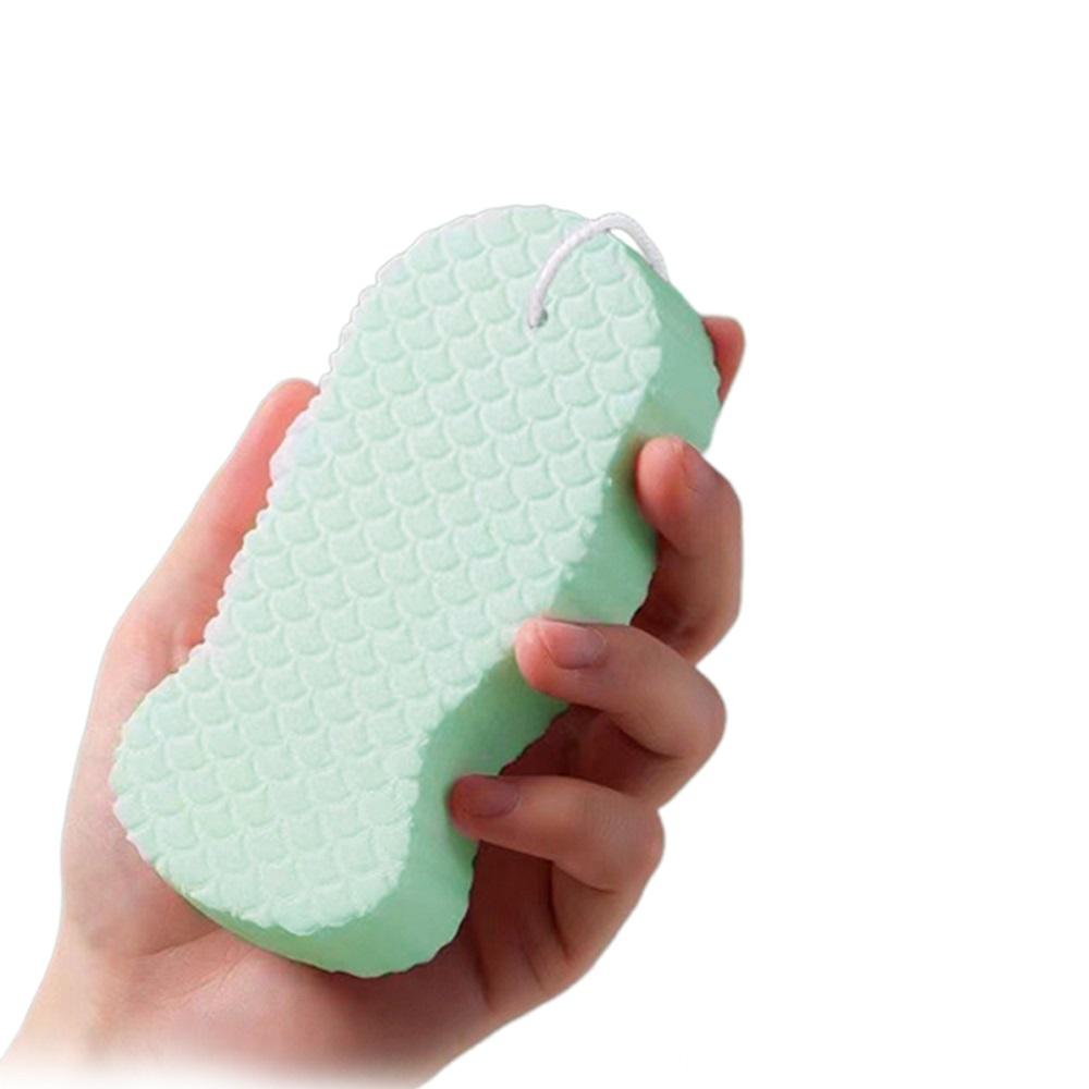 

1PCS 3D Magic Sponge Pad Soft Body Scrubber Bath Shower Brush Dead Skin Remover Exfoliating Scrub Sponge Massager Cleaning Brush зелёный