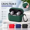 with Carabiner Earphone Cover Headphone Protective Case for Anker Soundcore Liberty Buds 2