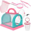 Gadpiparty Kids Insect Catching Tools - Outdoor Exploration Set with Cage, Tweezers, Magnifying Glass, Net & Observation Cup - Learning Toys for