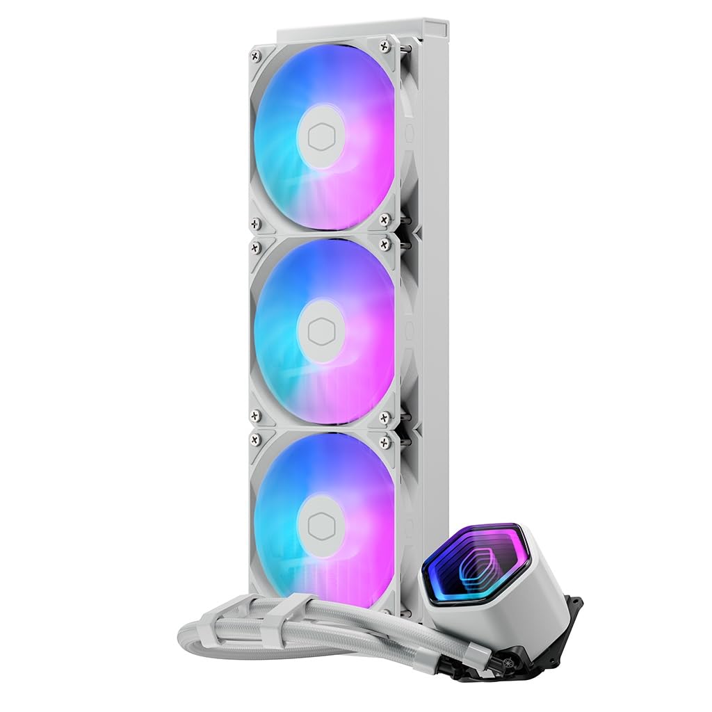Cooler Master MasterLiquid Core II 360 White ARGB X6G2 Flüssigkeits-CPU-Kühler FN2621 All-in-One MLW-D36M-A18PA-JW
