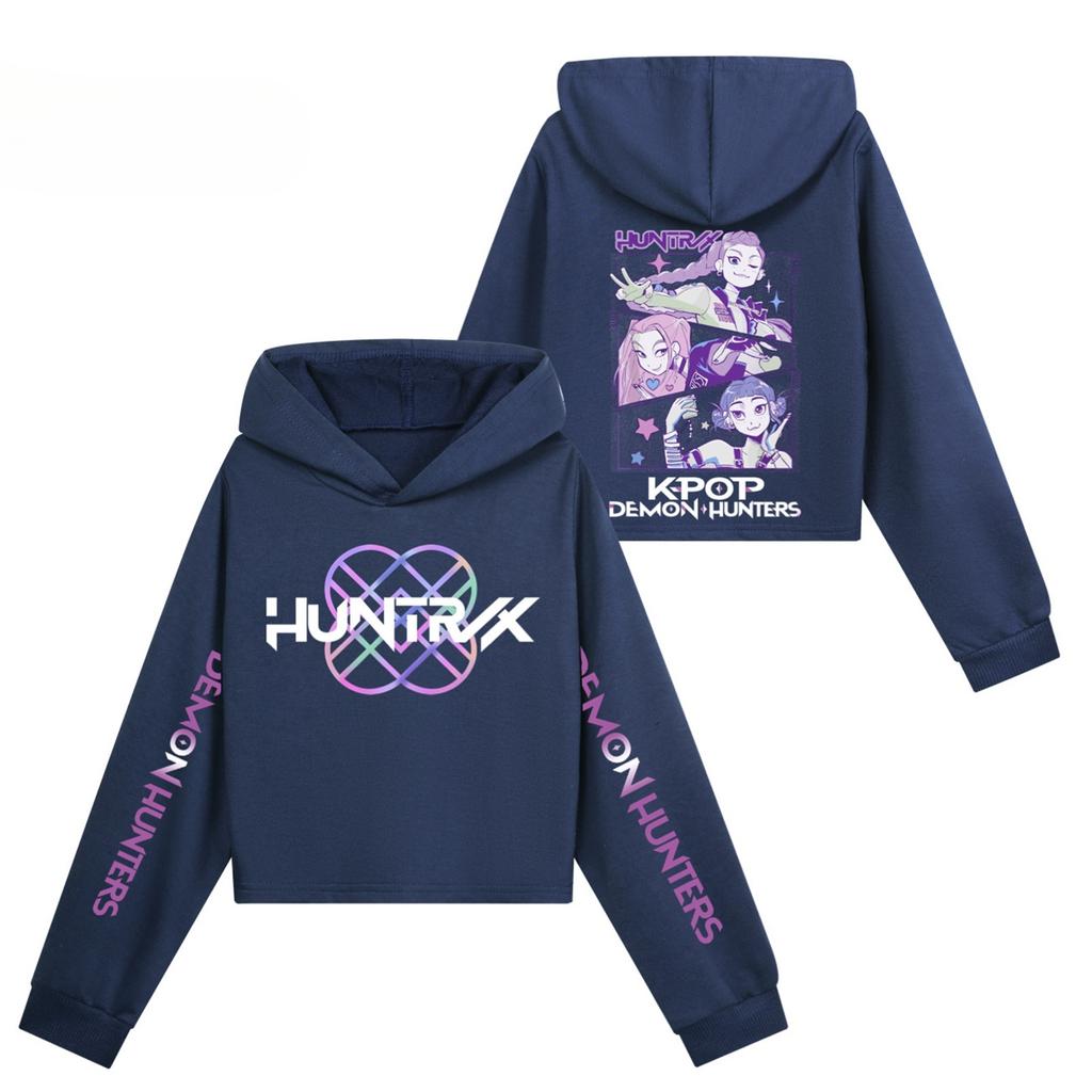 Kids' Long Sleeve Loose Pullover Letter Print Drawstring Hooded Sweatshirt