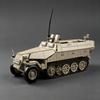 Zweiter Weltkrieg Deutsche Armee Sd.Kfz.251 Halbketten-Schützenpanzer Baustein Panzer Maßstabsmodell – Lern- und Bildungsspielzeug für Jungen und Mädchen
