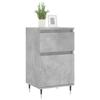VidaXL Buffets 2 pcs gris béton 40x35x70 cm bois d'ingénierie 831141