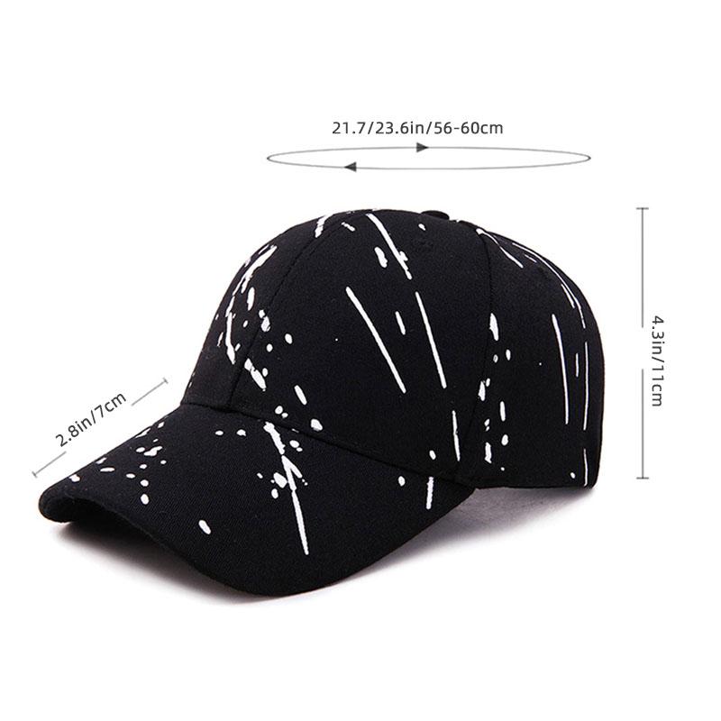 Unisex Graffiti Baseball Cap - Fashion Outdoor Sun Protection Hat Adjustable Breathable